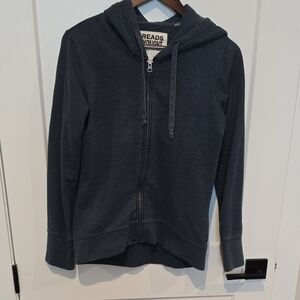 Threads 4 Thought Dark Gray Zip-Up Hoodie